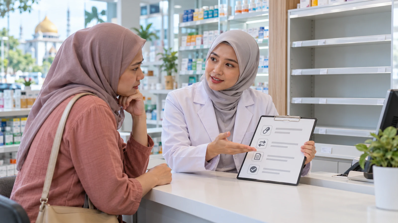 Langkah aman saat obat PRB tidak tersedia dengan daftar tindakan