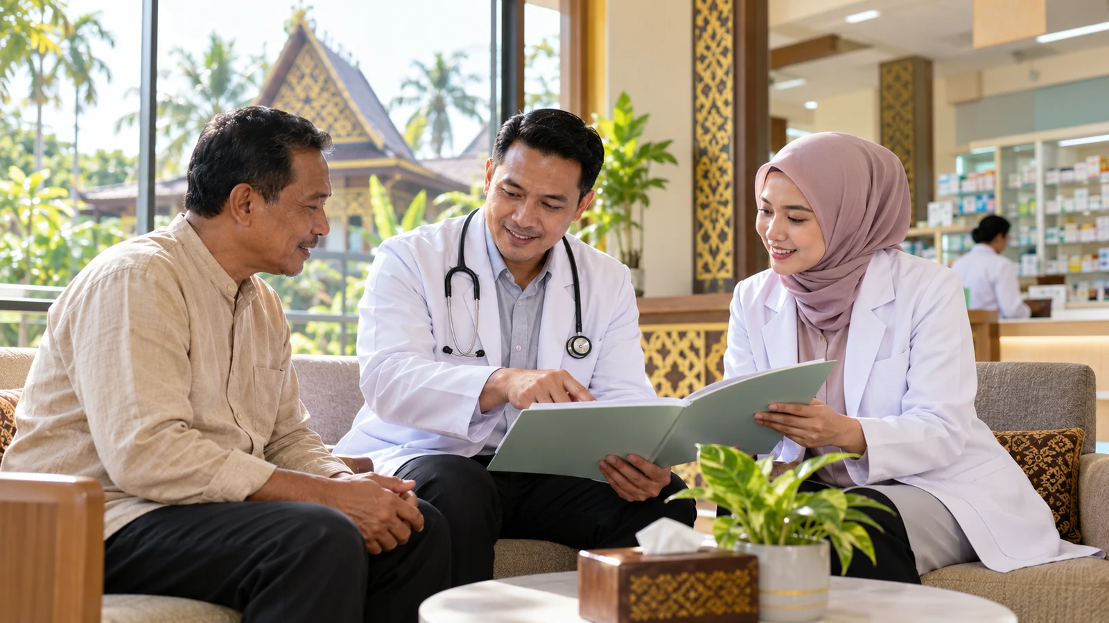 Alur Program Rujuk Balik dari fasilitas kesehatan ke apotek di Pekanbaru